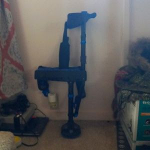 Broken ankle? Broken leg part?